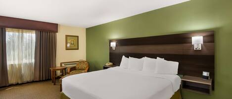 In-room safe, desk, laptop workspace, iron/ironing board