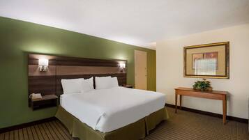 Suite, 1 King Bed, Non Smoking, Jetted Tub (Living Room;with Sofabed) | In-room safe, desk, laptop workspace, iron/ironing board