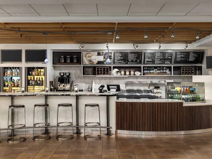 Frokost og middag serveres, amerikanske retter