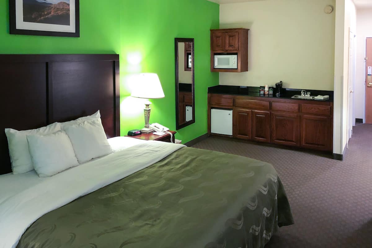 Suite, 1 King Bed with Sofa bed, Non Smoking | Blackout curtains, iron/ironing board, free cots/infant beds, free WiFi