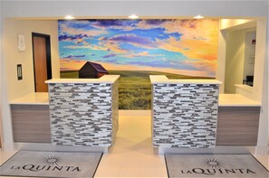 Check-in/check-out kiosk
