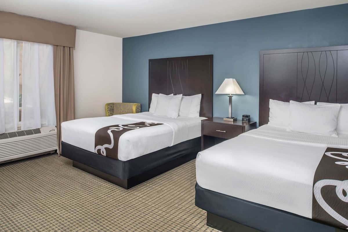 premium bedding, desk, blackout curtains, soundproofing