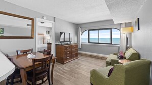 Suite | Living area | 27-inch TV with digital channels - Sea Mist Oceanfront Resort (Myrtle Beach)