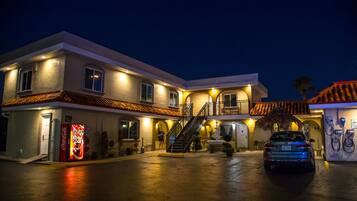 Front of property - evening/night