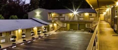 Front of property - evening/night