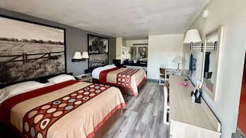 Chambre Standard, 2 grands lits | Bureau, rideaux occultants, Wi-Fi gratuit, draps fournis