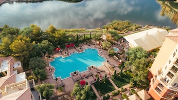 Hotel Exterior at Hilton Lake Las Vegas Resort and Spa