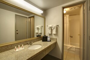 Hair dryer, towels