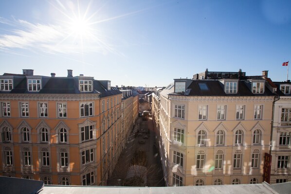 Blick von der Unterkunft