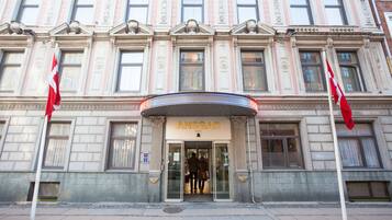 Overnatningsstedets facade