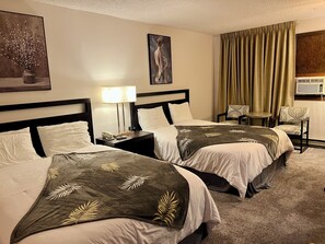 Room, 2 Queen Beds, Non Smoking | Free WiFi, alarm clocks