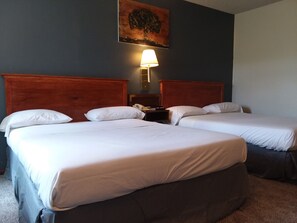 Room, 2 Queen Beds, Non Smoking | Free WiFi, alarm clocks