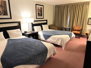 Room, 2 Queen Beds, Non Smoking | Free WiFi, alarm clocks