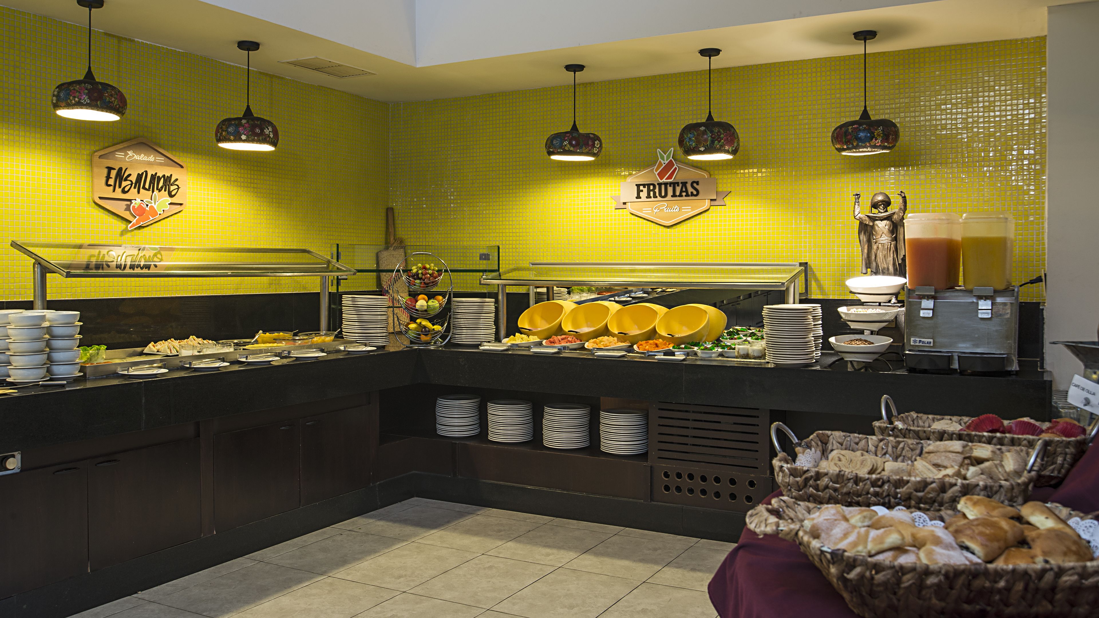 buffet breakfast for a fee