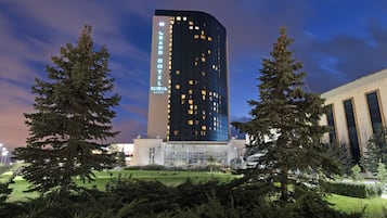 Front of property – evening/night