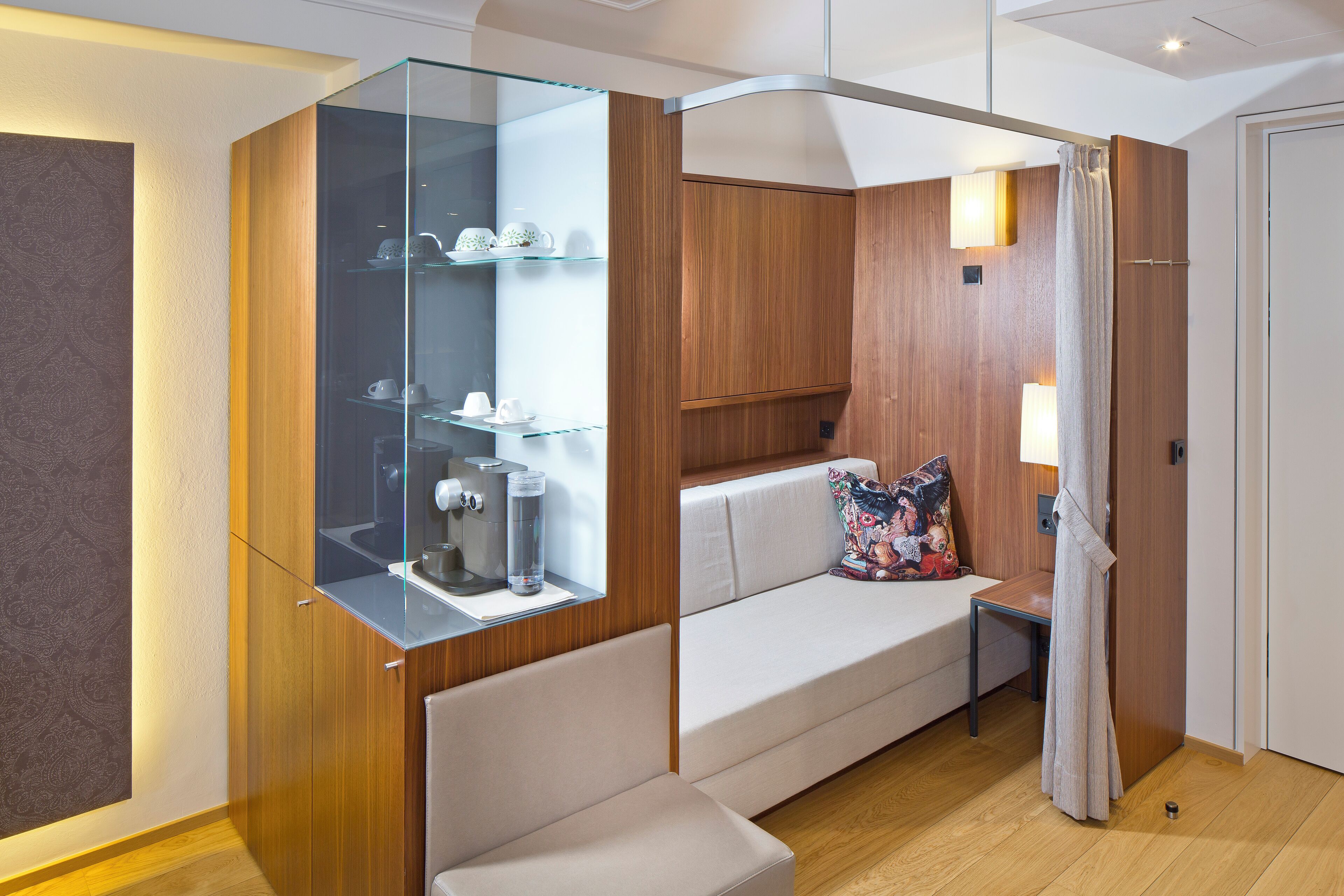 hypo-allergenic bedding, minibar, in-room safe, blackout curtains