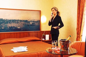 Minibar, in-room safe, desk, blackout drapes