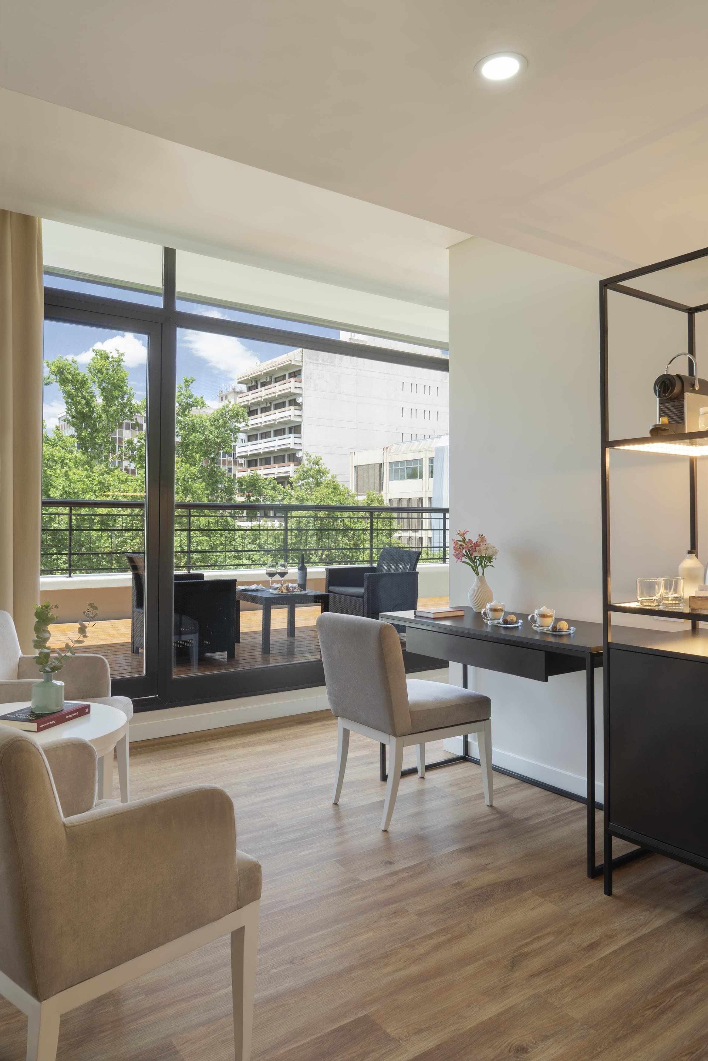 Junior Suite, Terrace | Premium bedding, down comforters, pillowtop beds, minibar