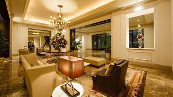 Sala de estar en el lobby