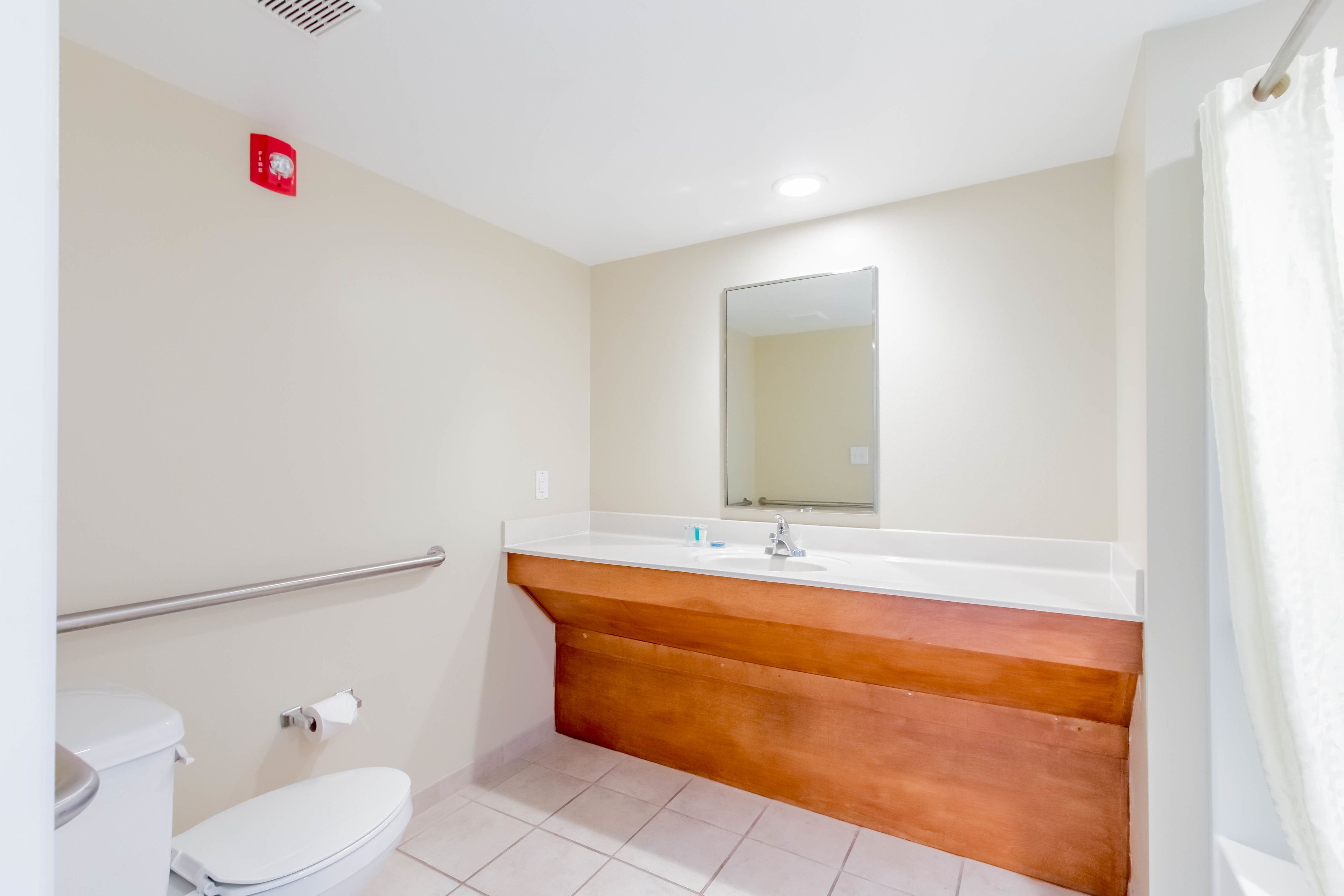 Premium bedding, blackout drapes, iron/ironing board, free WiFi