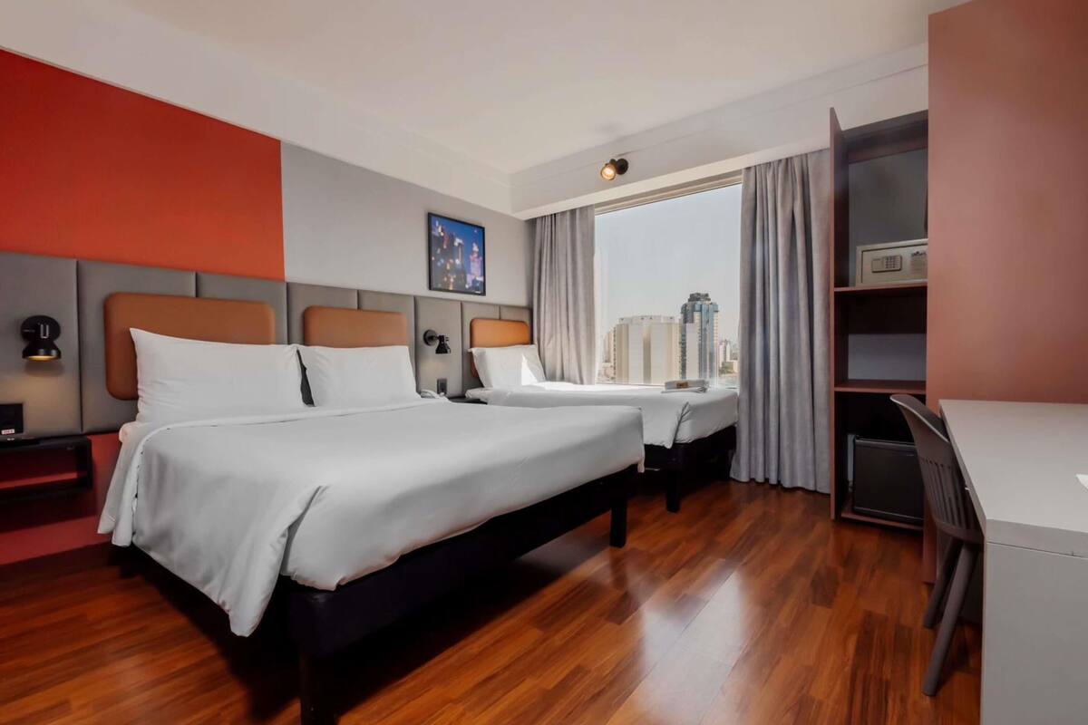 Standard Room, Multiple Beds | 1 bedroom, minibar, in-room safe, desk