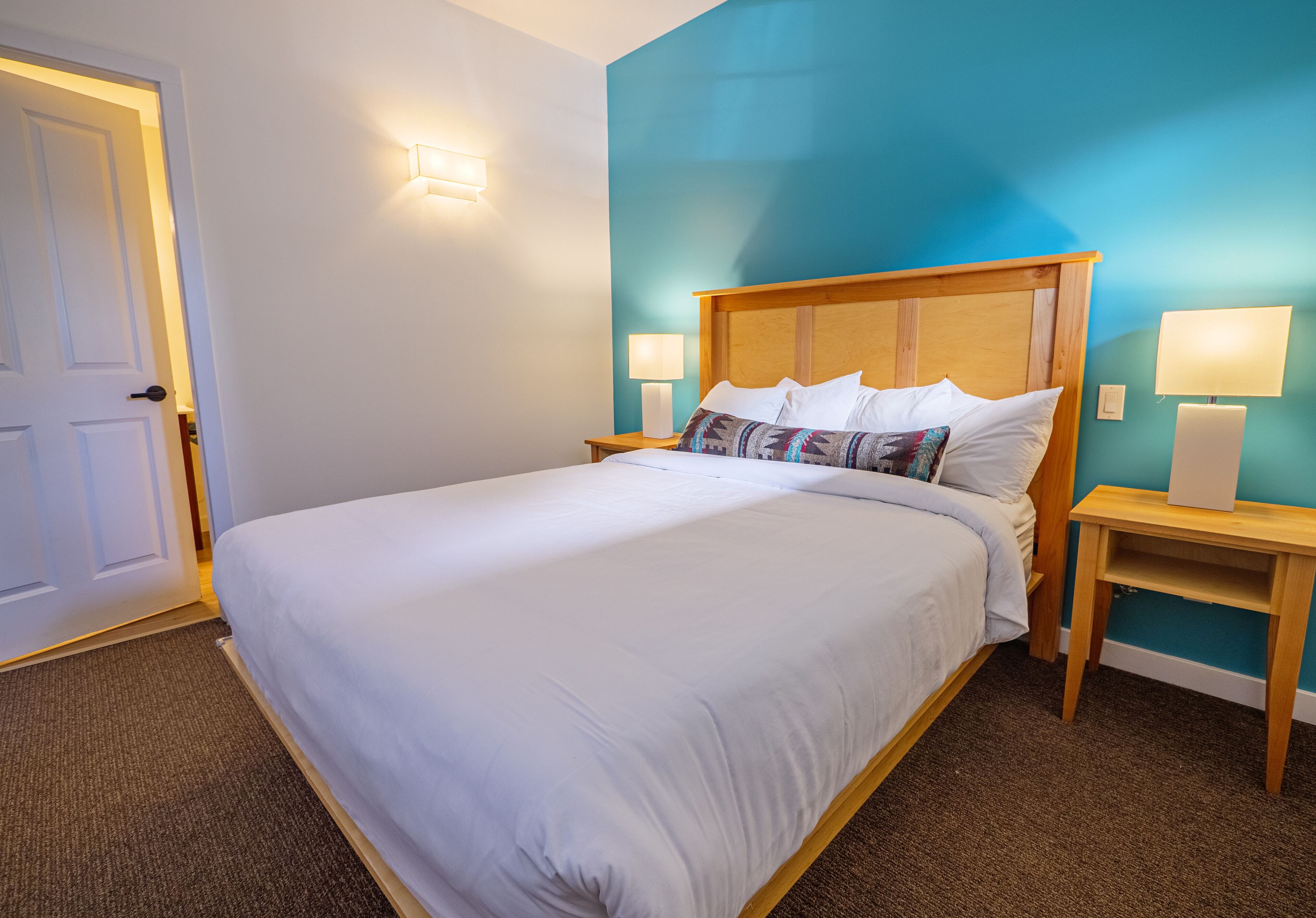 premium bedding, down duvets, individually decorated