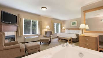 Suite, 1 trĂšs grand lit, non-fumeur, bain Ă remous