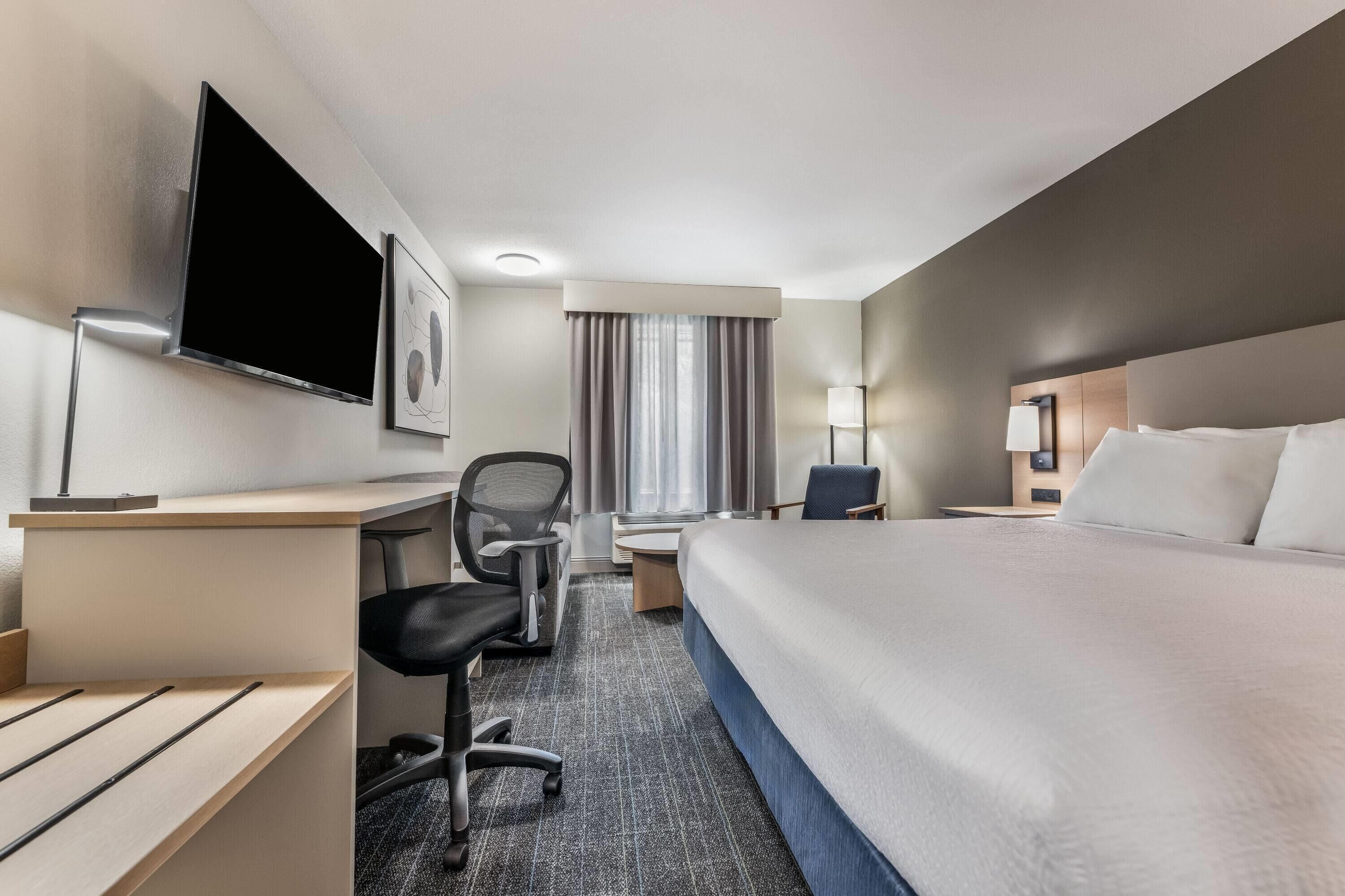 Business Room, 1 King Bed, Non Smoking | Premium bedding, laptop workspace, iron/ironing board, WiFi (free)