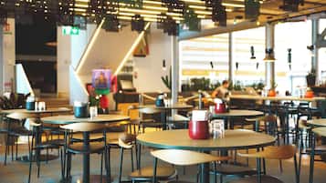 Lunch, dinner served; Modern European cuisine, al fresco dining