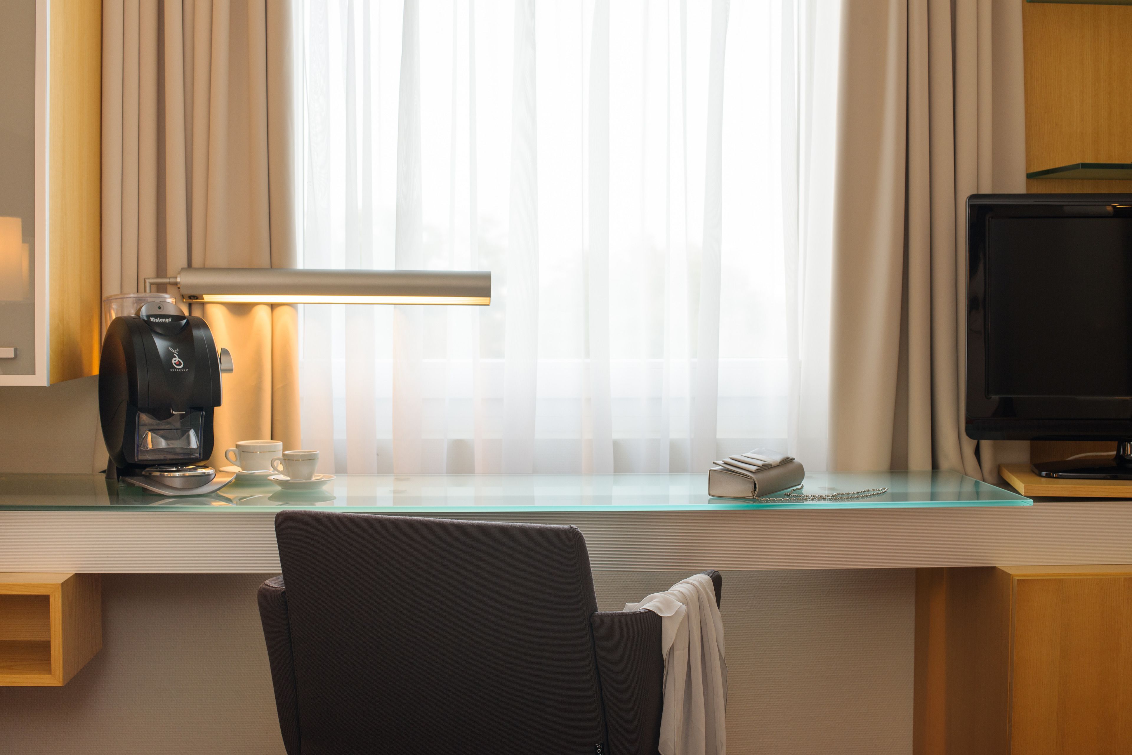 privilege, room, 1 king bed | hypo-allergenic bedding, in-room safe, desk, blackout curtains