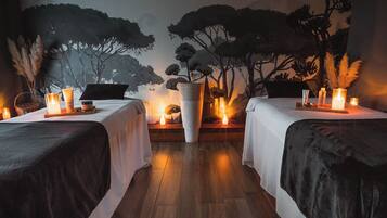 Salas de tratamiento para parejas y baño turco o hammam