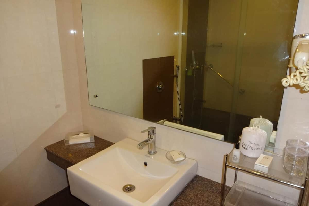 free toiletries, hair dryer, slippers, towels