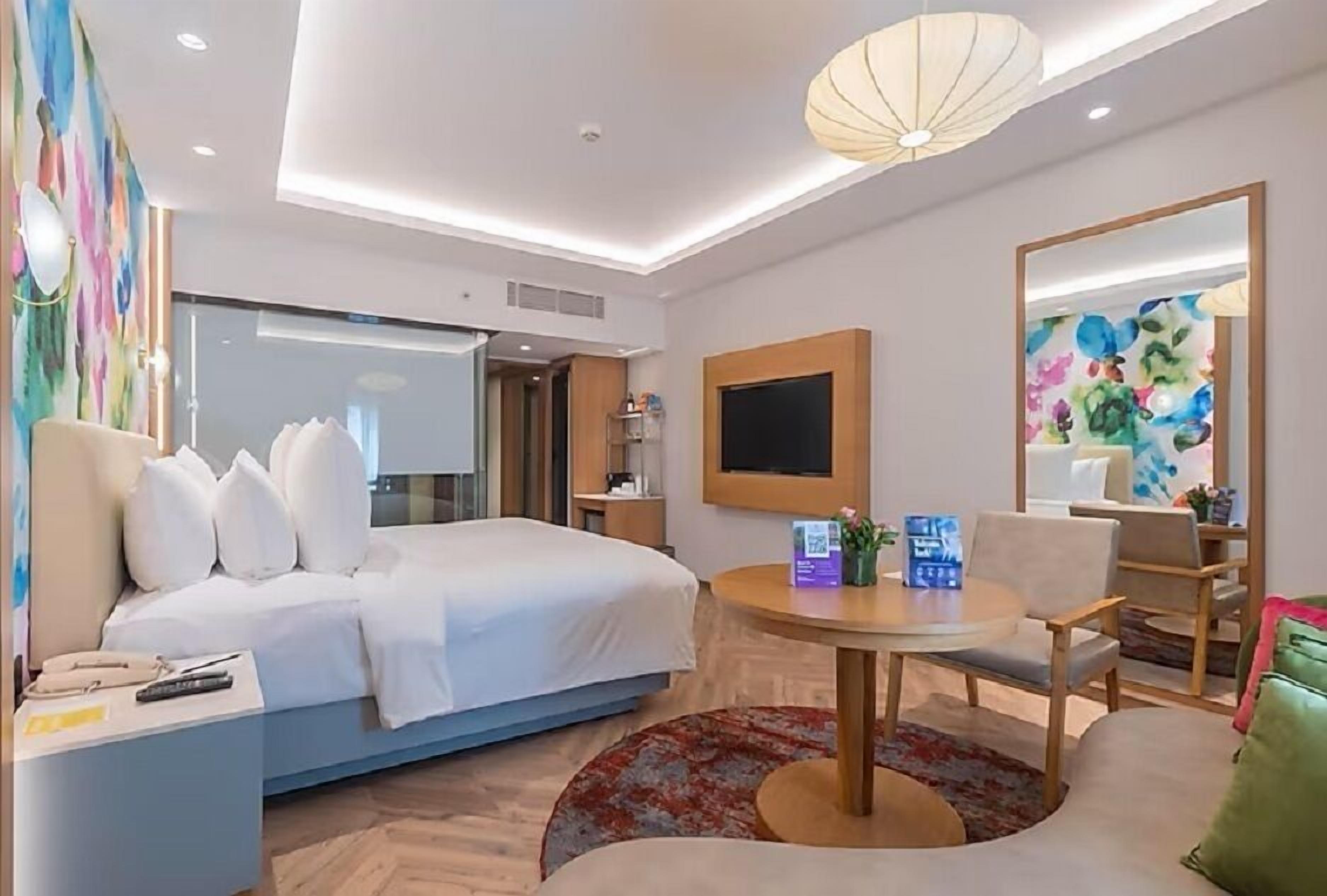 Memory foam beds, minibar, in-room safe, laptop workspace