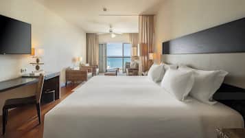 Minibar, in-room safe, desk, blackout curtains