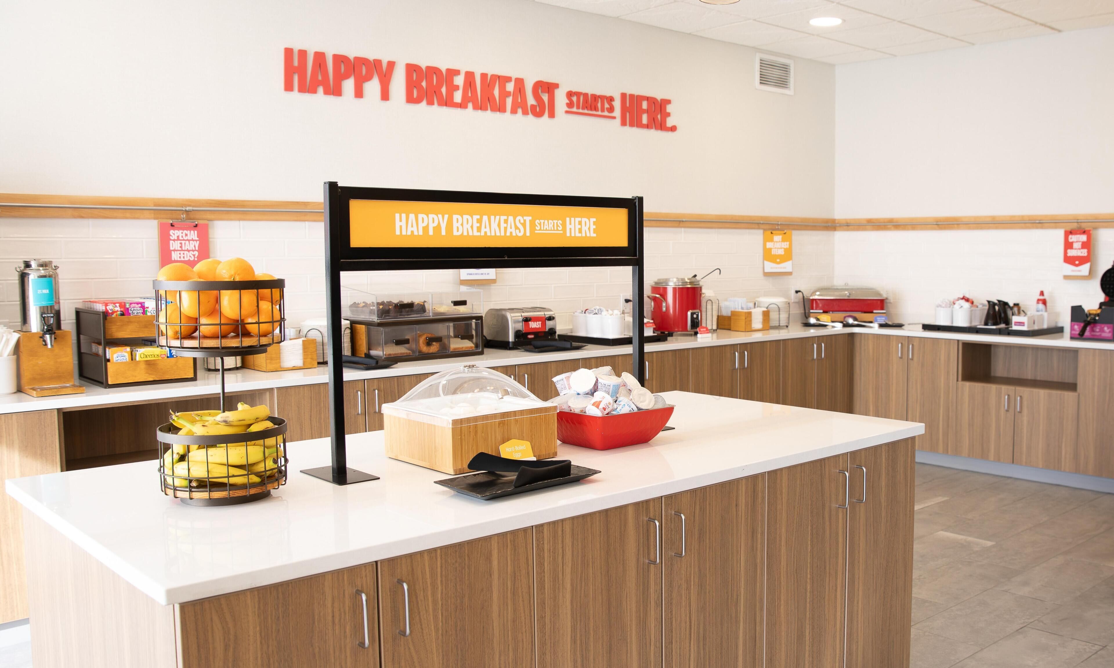 Petit déjeuner buffet compris tous les jours