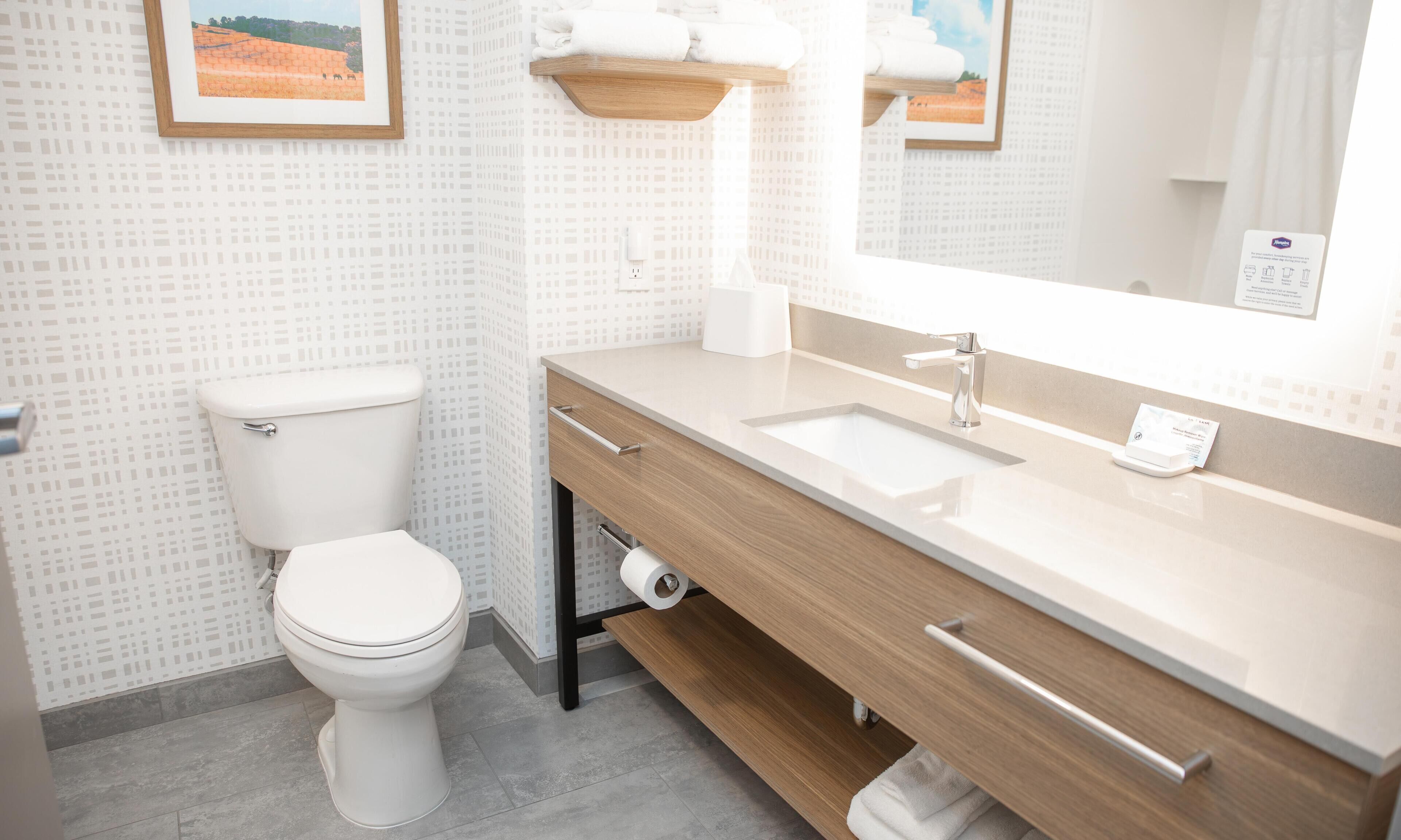 Bathtub, hair dryer, towels