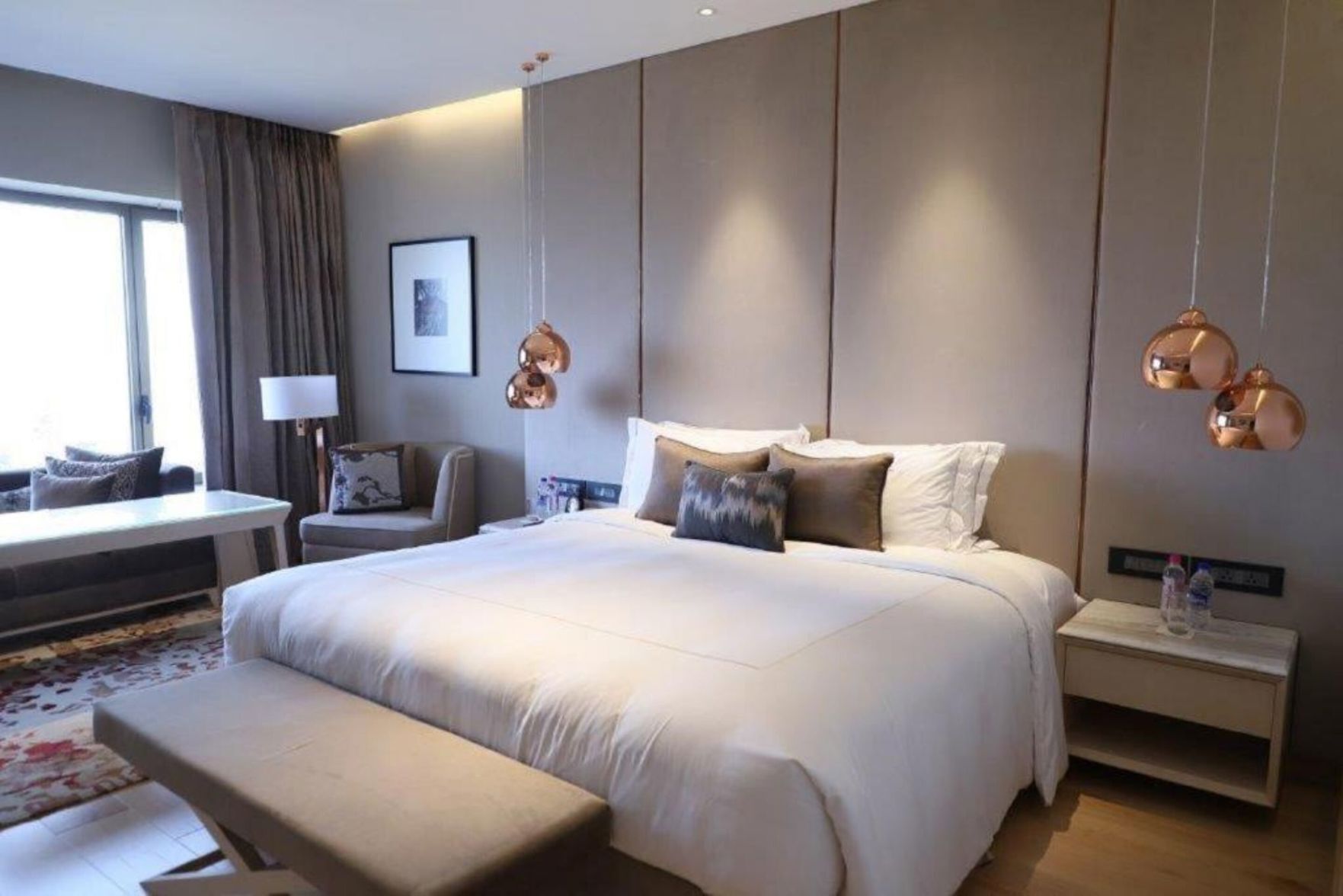 Premium bedding, minibar, in-room safe, desk