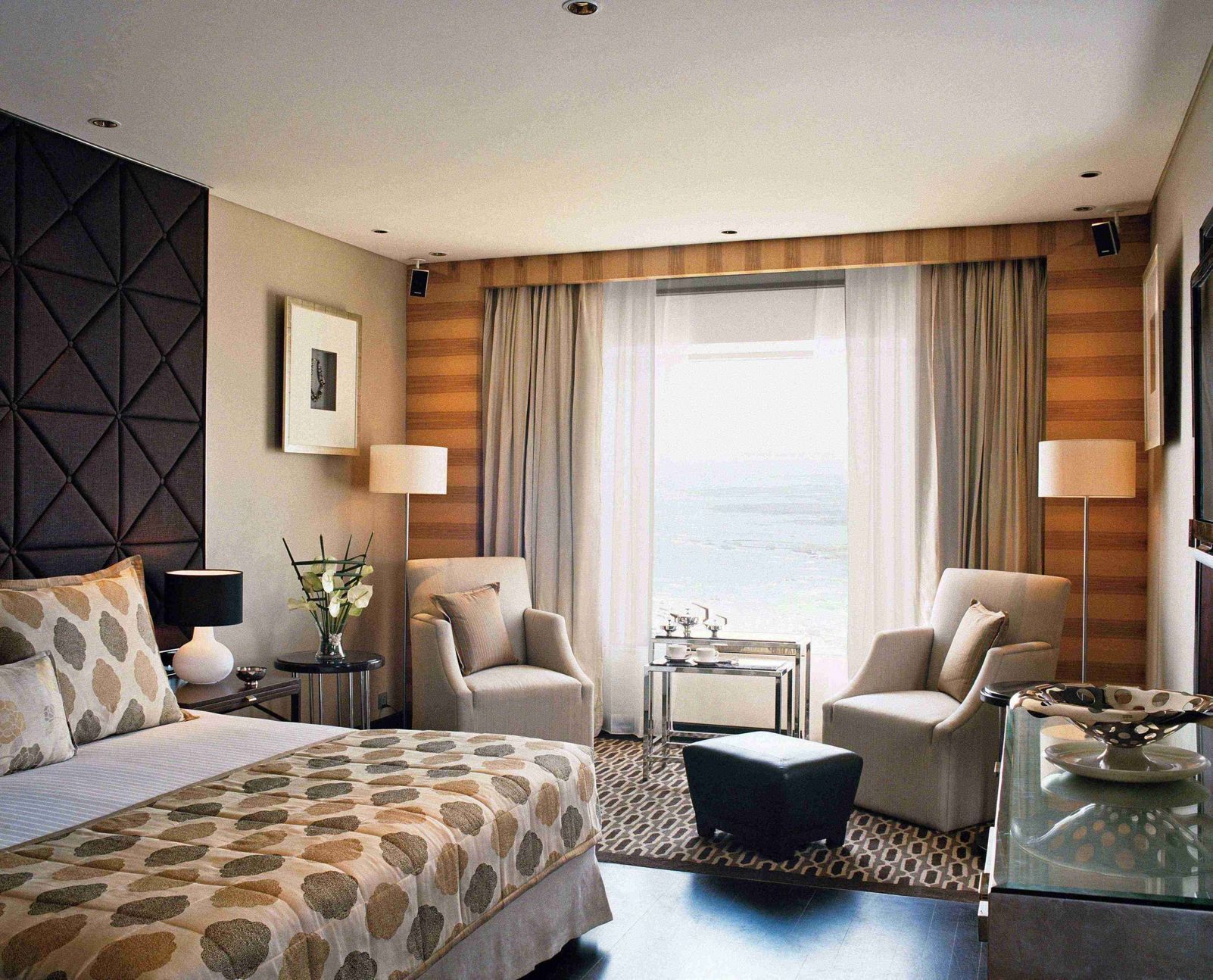 Premium bedding, minibar, in-room safe, desk