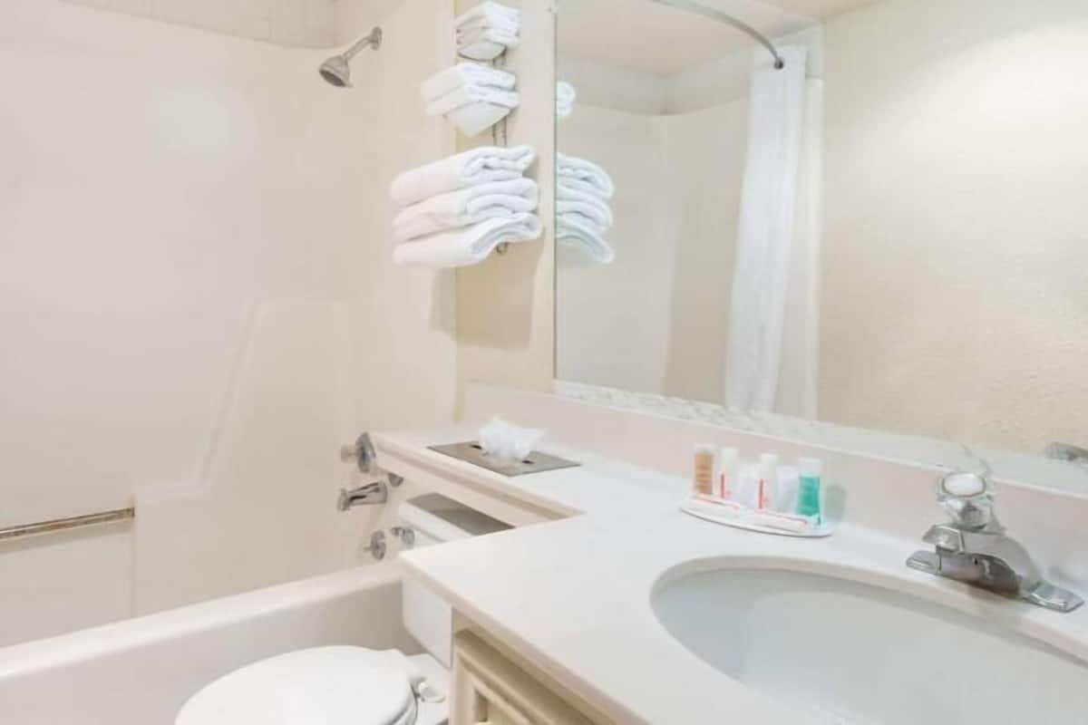 Salle de bain | Séchoir à cheveux, serviettes fournies