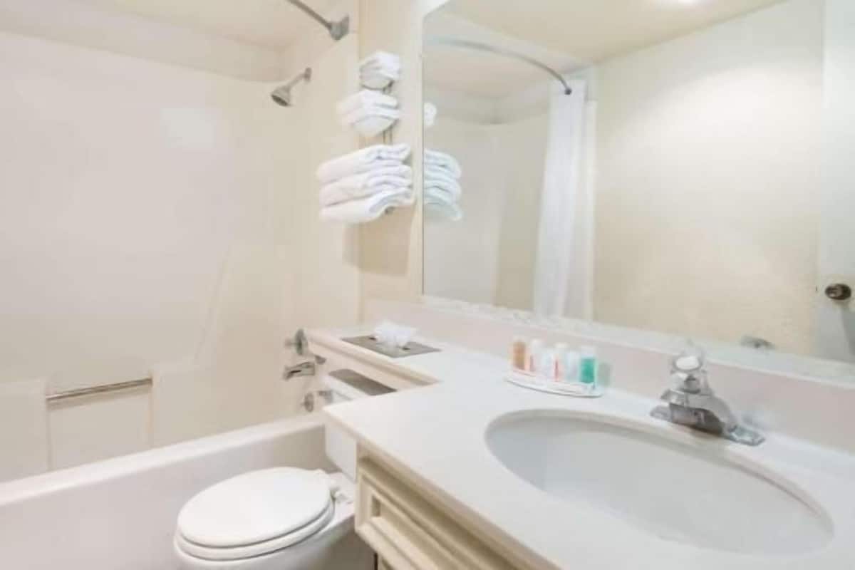 Salle de bain | Séchoir à cheveux, serviettes fournies