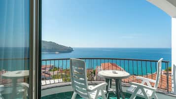 Family Room, Multiple Beds, Terrace, Sea View | In-room safe, desk, soundproofing, iron/ironing board