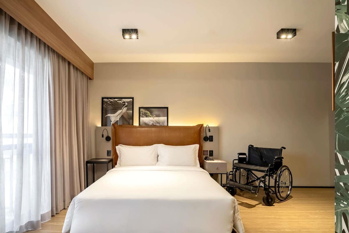 Minibar, in-room safe, desk, blackout curtains