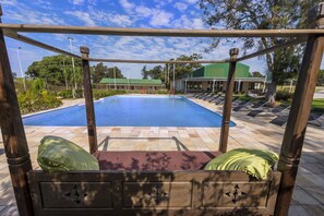 2 outdoor pools, open 8:00 AM to 5:30 PM, pool umbrellas, sun loungers