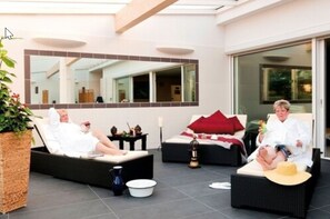 Body treatments, hot stone massages, facials, reflexology