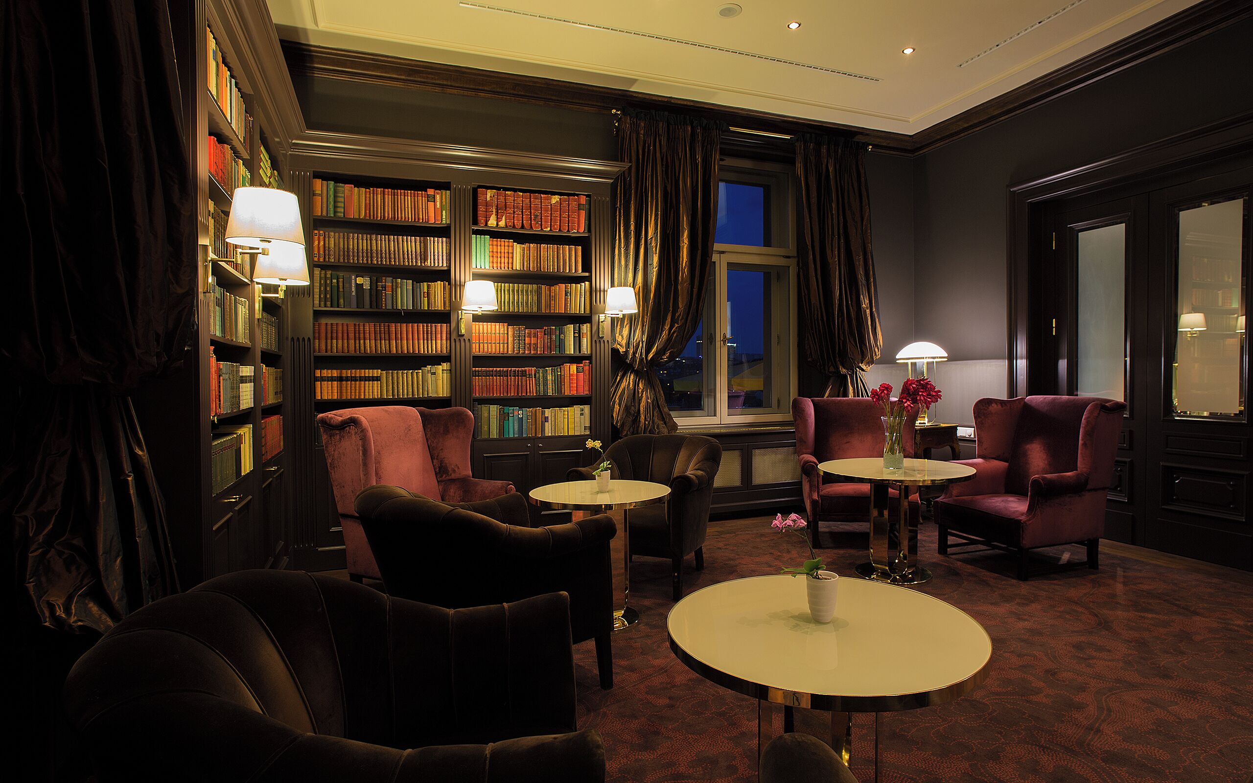 Sala de estar en el lobby