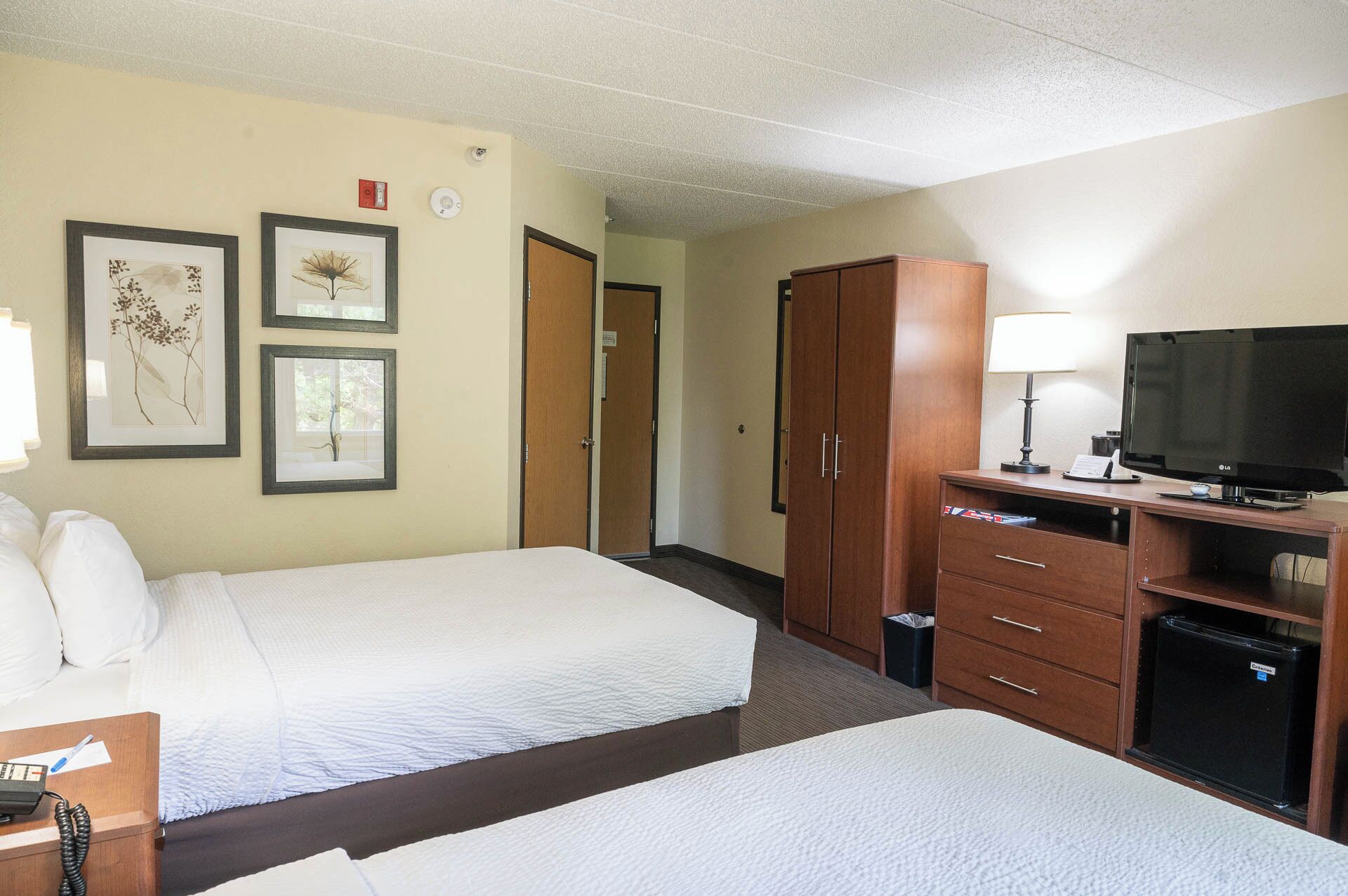 room, 2 queen beds, non smoking | desk, blackout curtains, iron/ironing board, free cots/infant beds