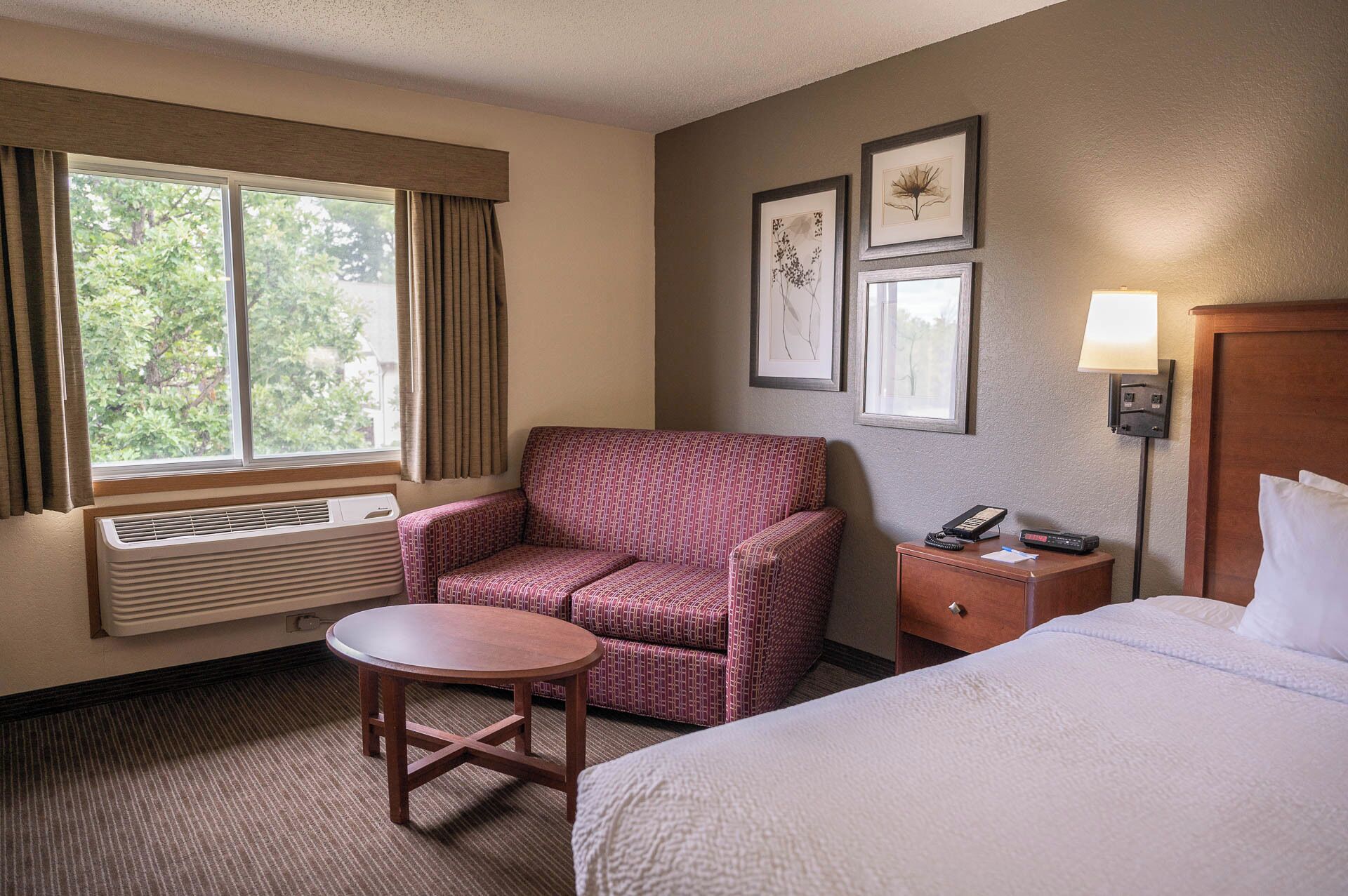 desk, blackout curtains, iron/ironing board, free cots/infant beds