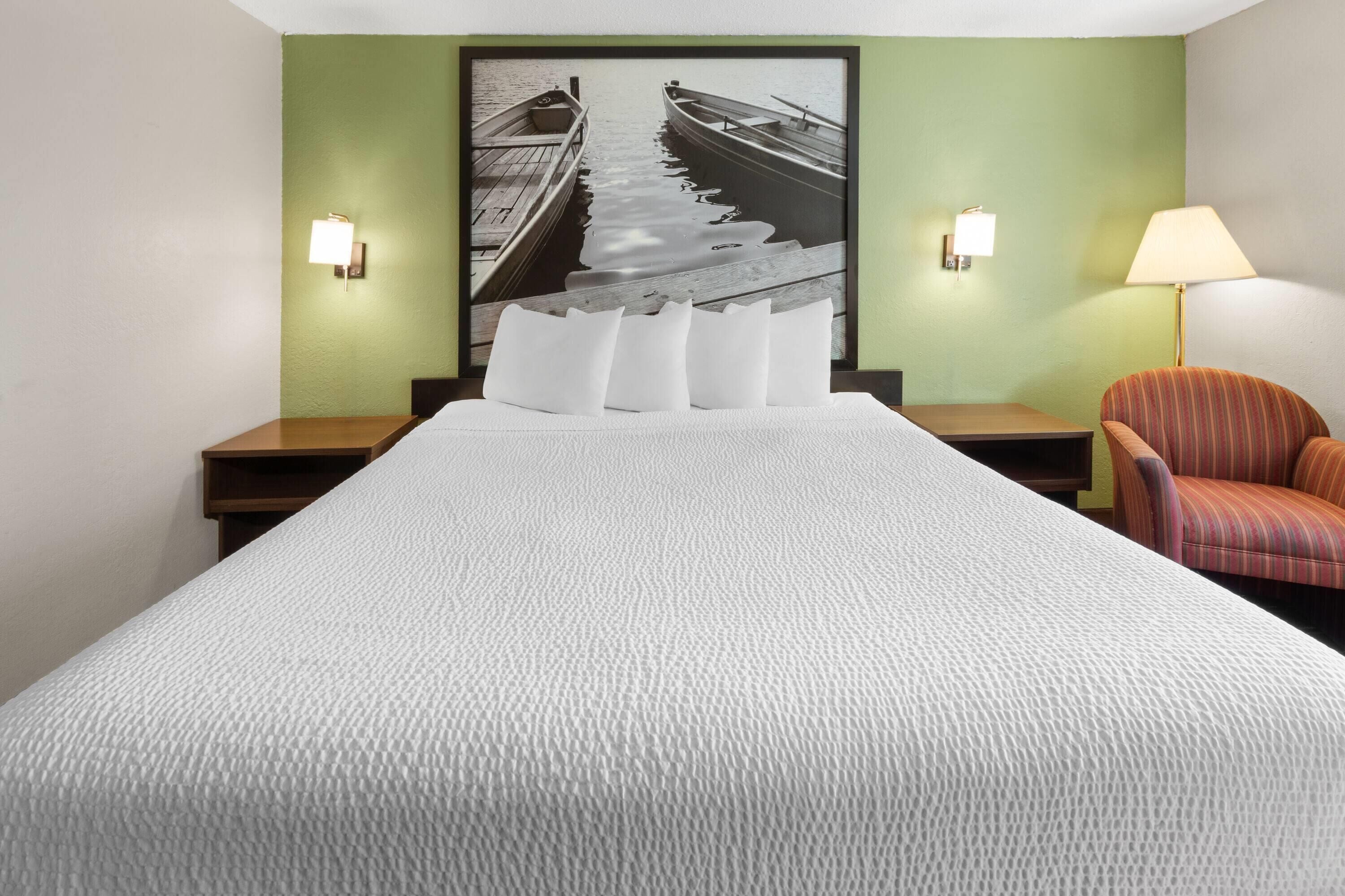 Individually decorated, individually furnished, desk, laptop workspace