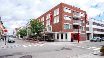 Overnatningsstedets facade