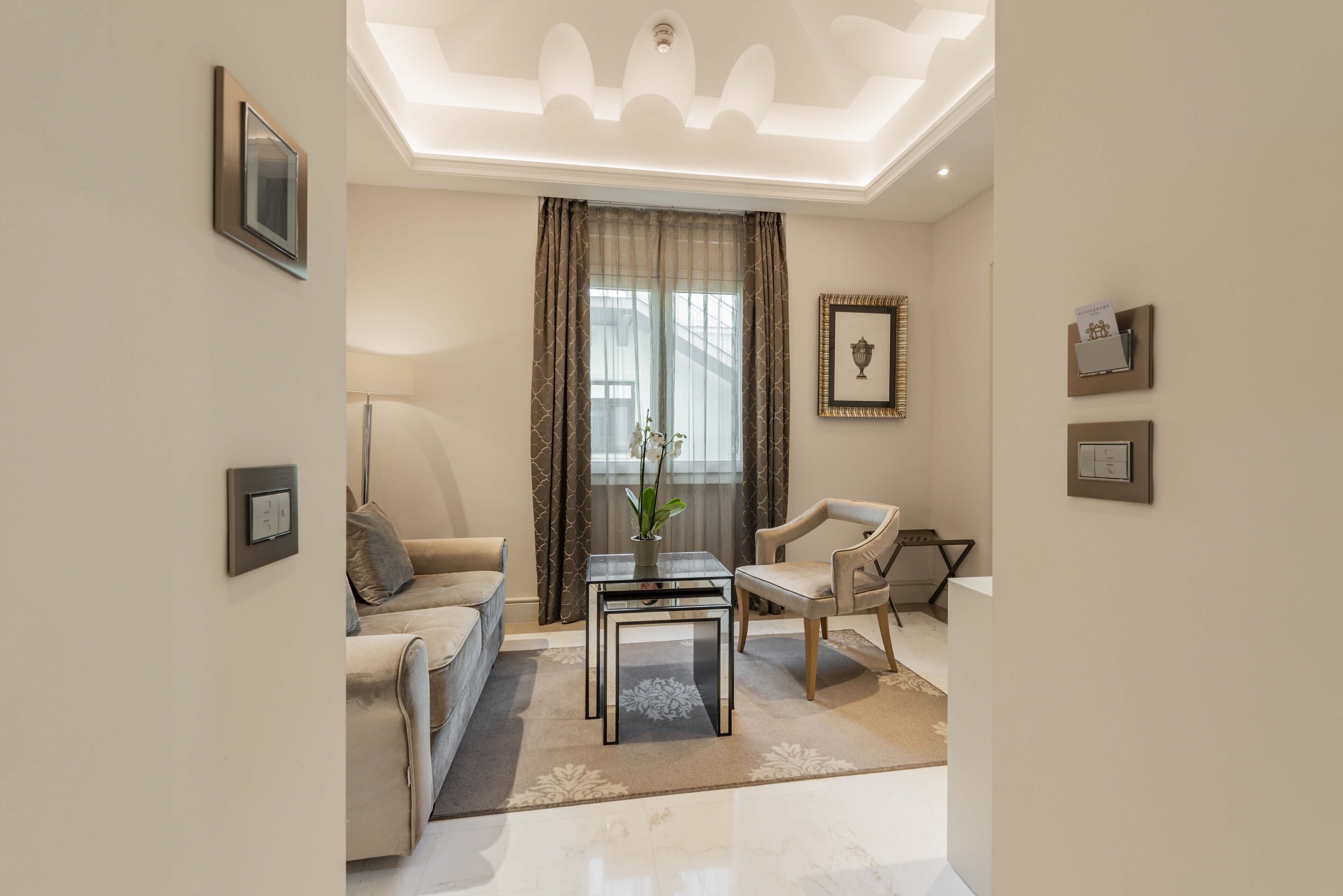 suite, 2 bedrooms | living area | 40-inch flat-screen tv with satellite channels, tv, pay films